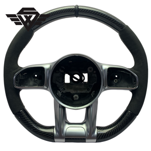 Volante de Fibra de Carbono Real de Primera Calidad Personalizado de Fábrica para Mercedes Benz 223Y W219 W205 809 AMG, Estilo Clásico - Product Image 1