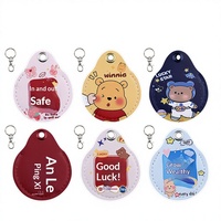 Guangbao Mini Square Lucky Cat Water Drops NFC Access Control Card Protective Cover Rental House Electric Car Braided Rope Key
