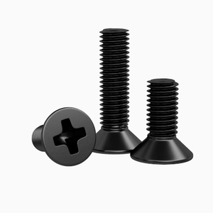 Vis à tête fraisée pour véhicules industriels, en acier inoxydable, design à tête plate, prix bas, fabricant, mesure métrique - Product Image 2