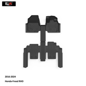 Tapis de sol de <span class=keywords><strong>voiture</strong></span> 3D TPE imperméables au <span class=keywords><strong>meilleur</strong></span> prix pour Honda FREED 2016-2024 (conduite à droite) – Faciles à nettoyer - Product Image 2