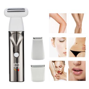 OEM IPX6 Women's Rotating <b>Disc</b> Epilator Electric Razor USB Rechargeable Painless Face & Bikini Pubic Body Groin Trimmer - Product Image 1