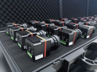 Caméra thermique PTZ à double spectre légère, caméra panoramique inclinable anti-collision IP67 pour la surveillance de la température