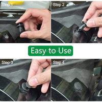 100 pièces UERYI – Kit de clips de pare-chocs et rivets de fixation pour voiture, en plastique et nylon, avec garantie de 12 mois