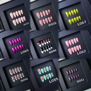 <span class=keywords><strong>Uñas</strong></span> acrílicas de flor de almendra 3D de diseñador hechas a mano, <span class=keywords><strong>uñas</strong></span> de prensa cuadradas <span class=keywords><strong>cortas</strong></span> de estilo francés, 10 Uds., <span class=keywords><strong>Uñas</strong></span> postizas al por mayor - Product Image 2