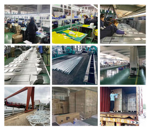 เสาไฟถนนแบบแถบ LED อลูมิเนียม ใช้พลังงานไฟฟ้ากระแสตรง/แบตเตอรี่ พร้อมฝาครอบสำหรับสวน สำหรับให้แสงสว่างบนถนน - Product Image 5