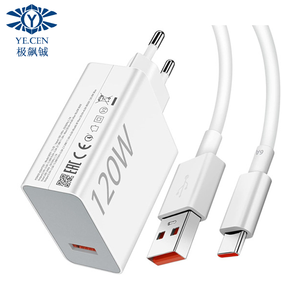 Chargeur 120W Turbo à charge rapide, adaptateur secteur EU/US/UK, câble Type C 6A pour <span class=keywords><strong>Xiaomi</strong></span> 14T 13 Pro Redmi K80 K70 K50 Pro - Product Image 1