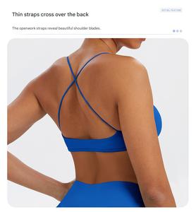 Ensemble de yoga 2 pièces CNSHELL, mini boléro sans couture, séchage rapide, respirant, sans couture, pour femmes, vêtements de sport, de fitness - Product Image 3