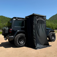 Auvent latéral pliable pour camping 4x4, tente de toilette et de douche portable, tente de douche extérieure pliable à fixer sur le côté de la voiture