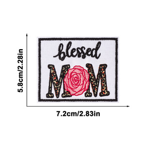 Patch brodé personnalisé thermocollant Dope Dog <span class=keywords><strong>Mama</strong></span> pour vêtements, casquettes de camionneur, sacs et <span class=keywords><strong>jeans</strong></span> - Product Image 6