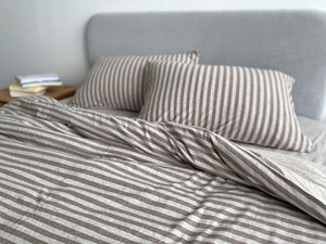 100% cotone 4pcs Lavorato A Maglia Set di Biancheria Da Letto A Maglia Letto Gruppo di fogli - Product Image 6