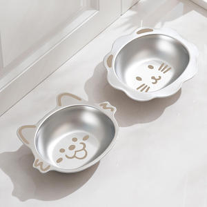 Nouvelle gamelle surélevée pour chat en acier inoxydable 304, anti-dérapante, pour protéger <span class=keywords><strong>le</strong></span> cou, durable et épaissie - Product Image 2