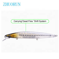 2023 baru 170mm 33g panjang melempar Mengambang Minnow memancing umpan Bass buatan berenang umpan Wobbler dengan kait asal umpan