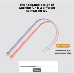 Interaktives Silikon-Katzenspielzeug mit Maus-Schwanz-Design für Wohnungskatzen - Simulierte Jagd & Stressabbau - Product Image 4