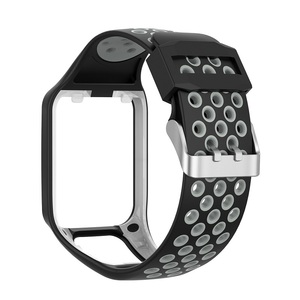 Pulsera de dos colores para <span class=keywords><strong>TomTom</strong></span> Runner 2 3 Spark 3 Cardio Adventurer Sport correa de <span class=keywords><strong>reloj</strong></span> de silicona - Product Image 5