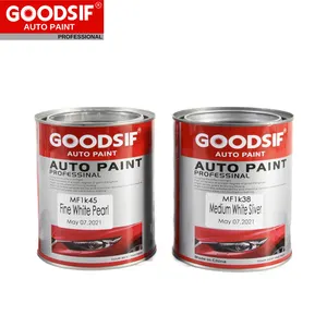 High Gloss acrylic Solvent Oil Based 1K Pearl Silver Powder Car Paint by goodsif brand