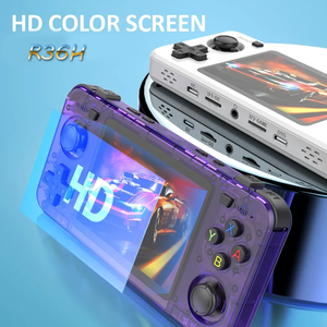 Console de jeu vidéo portable rétro R36H, système Arkos, écran IPS de 3,5 pouces, résolution 1920x1080, 3000 jeux intégrés - Product Image 1