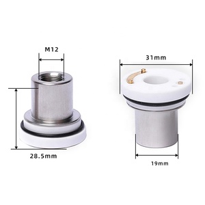 Soporte de boquilla de cabezal de máquina de cerámica láser Pangolin 28mm 32mm KT <span class=keywords><strong>B2</strong></span> CON Precitec WXS HANS para equipo láser de fibra Raytools - Product Image 5