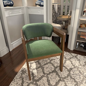 Chaise de salle à manger <span class=keywords><strong>en</strong></span> <span class=keywords><strong>bois</strong></span> massif de conception moderne nordique tissu rembourré Restaurant <span class=keywords><strong>Rodin</strong></span> chaises <span class=keywords><strong>en</strong></span> <span class=keywords><strong>bois</strong></span> de salle à manger pour la maison appartement cuisine - Product Image 1
