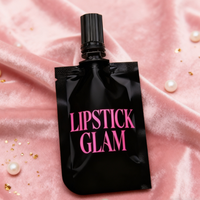 Sachets d'emballage cosmétique personnalisés, petits sachets de 10 ml et 20 ml avec bec verseur et brosse pour gloss à lèvres