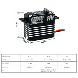 GDW DS830MG 35KG High Torque Digital Metal Gear for RC Car Crawler <b>Boat</b> Robot Arm - Product Image 2
