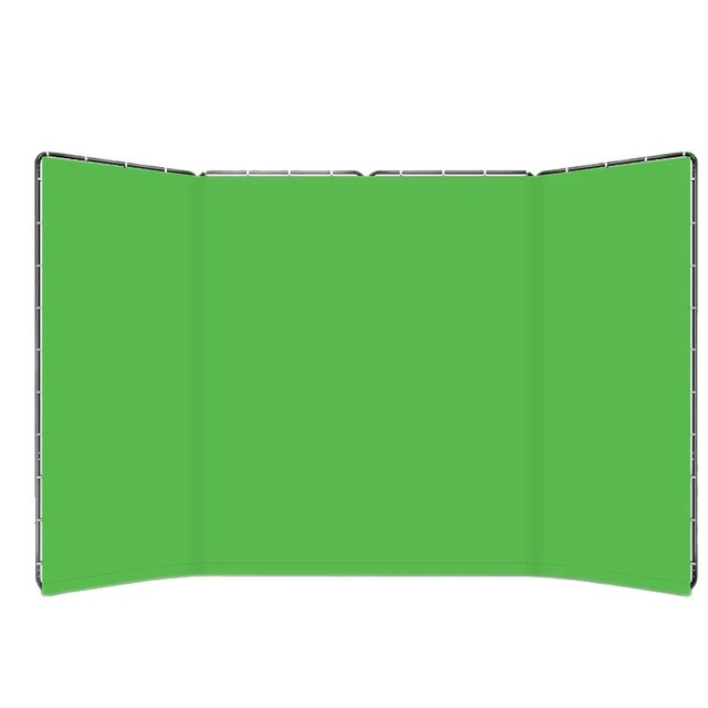 Large Green Screen Backdrop for Live Streaming Foldable Panel Screen Portable Green Background Wall for Photograph