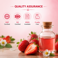 Huile essentielle aromatique de qualité alimentaire à la fraise, pureté 100 %, pour additifs alimentaires et excipients de confiserie