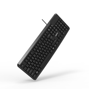 Acer OKB010 Clavier Filaire Ergonomique <span class=keywords><strong>Ultra</strong></span> Mince Mobile 104 Touches Pleine Taille <span class=keywords><strong>USB</strong></span> Ordinateur Accessoire Nouveau pour - Product Image 4