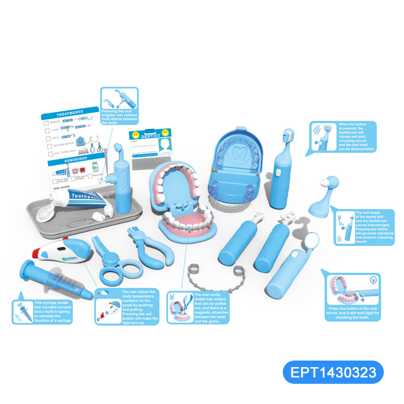 EPT1430323-Electric dentist kit with light(24pcs/ctn)