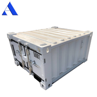 Conteneur de stockage miniature en acier Corten de 5 pieds, portable et mobile, hauteur personnalisable, à vendre