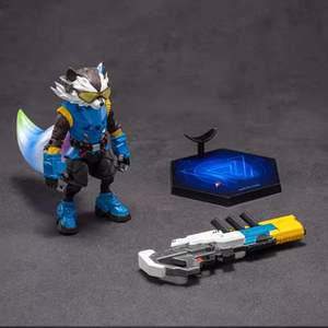 ฟิกเกอร์สะสมซีรีส์ซูเปอร์วอร์เกมของ ZD Toys ฟิกเกอร์แอคชั่นร็อคเก็ตแรคคูนสไตล์วิดีโอเกม ขนาด 1/10 สเกล 18 ซม./7 นิ้ว - Product Image 2