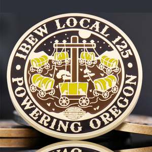 Monedas Conmemorativas de Colección, de Metal, Doradas, Plateadas y Coloridas, Personalizadas por el Fabricante, Venta al Por Mayor - Product Image 3