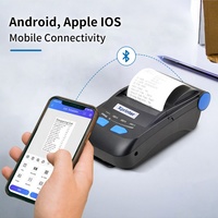 Xprinter XP-P300 Printer Thermal Resi 58mm 2 inci, Printer Mini portabel, tanpa tinta baterai 2000mAh, Printer Ios