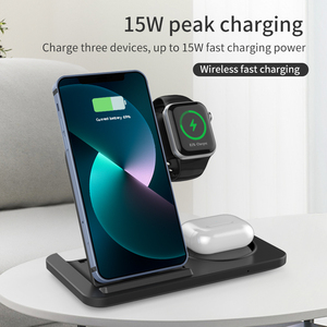 Nouveaux produits tendance 2026 : <span class=keywords><strong>Support</strong></span> de charge sans fil rapide 3-en-1 pour <span class=keywords><strong>tablette</strong></span> - Product Image 5