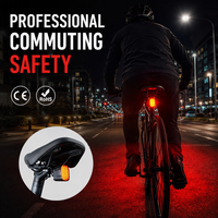 Vente en gros de mini feux arrière LED 22g, 400mAh, rechargeables par USB, 6 modes, IP66, pour vélo, autonomie 60H