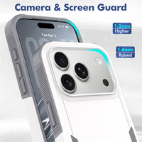 Coque pour Google Pixel 11 Pro XL/11Pro/11/10 Pro XL/10A/9 Protection d'écran de l'appareil photo Antichoc Antidérapant PC+TPU Étui de téléphone portable
