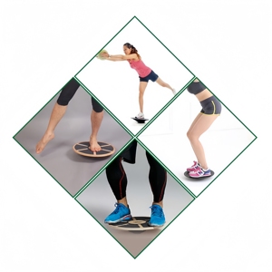 CZFIT บอร์ดทรงตัวคุณภาพสูง, บอร์ดโยคะทรงกลมสำหรับออกกำลังกาย, บอร์ดทรงตัวสำหรับวิดพื้น, ช่วยกระชับสัดส่วน, ลดน้ำหนัก และเพิ่มสมาธิ - Product Image 4