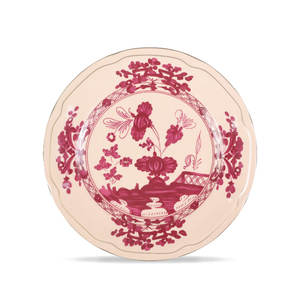 ชุดจานเซรามิกพอร์ซเลนลายวิวทิวทัศน์สีชมพูสไตล์เรโทร  ชุดอาหารค่ำหรูหรา  แบบโบนไชน่า ขายส่ง - Product Image 3