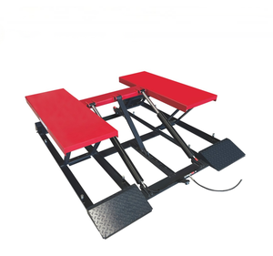 <span class=keywords><strong>Cric</strong></span> hydraulique à ciseaux Runche à faible hauteur, capacité de 3500 kg, plateforme de 1400x506 mm, multi-tension (110v/220v/240v/380v) pour - Product Image 1