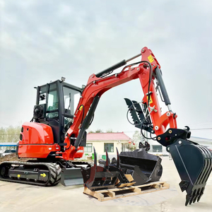 Frete Grátis Escavadeira 3.5 Ton Kubota Engine EPA Digger Farm Pequenas Escavadeiras 1 Ton 2 Toneladas Preços Mini Escavadeira De Esteira - Product Image 6