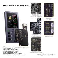 Programmeur-testeur Qianli Icopy Plus 2.3 pour batterie 6P-14PM / Face ID X-14PM / Données Lightning / True Tone X-15PM Lecture et écriture Réparation