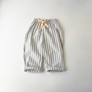 <span class=keywords><strong>Pantalones</strong></span> Casuales a Rayas para Niños y Niñas 2026, <span class=keywords><strong>Pantalones</strong></span> Holgados de Verano con Cordones, Ropa Cómoda para Niños - Product Image 4
