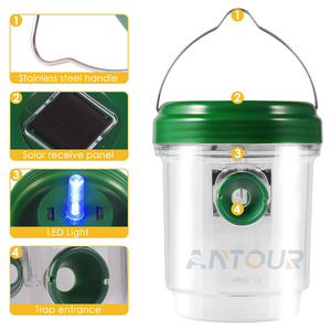 Trampa para Avispas de Exterior, Atrapa Insectos de Plástico, Energía Solar, Trampa para Moscas, Avispas y Avispones - Product Image 4