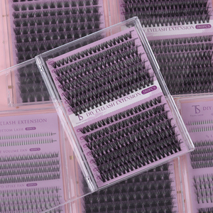 Tùy Chỉnh Nhãn Hiệu Riêng C D Curl Phân Khúc Pre-Cắt Tự Làm Ngày Lông Mi Cụm Kit Lash Cụm Bán Buôn - Product Image 3