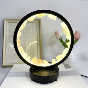 Tinh thể tự nhiên cụm ánh sáng rõ ràng Thạch Anh Citrine tự nhiên pha lê bảng đèn pha lê đêm đèn - Product Image 3