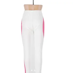 Pantalon de sport coolmax personnalisé 85/15 polyester spandex jersey nid d'abeille interlock