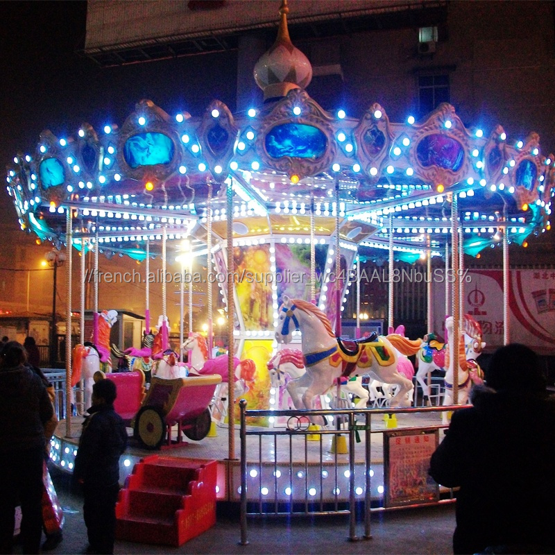 JX-505 Fête Foraine kiddie carnaval carrousel machine de jeux pour parc d'attractions