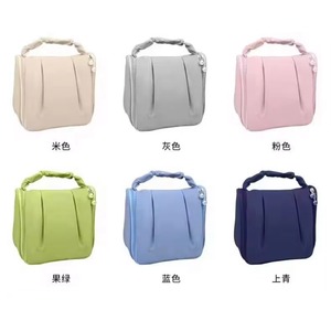 Muestra gratuita de estuche de maquillaje personalizado, estilo PU, transparente, bolsa de almacenamiento de cosméticos para mujer, impermeable, con cremallera, estuche de belleza para viaje - Product Image 4