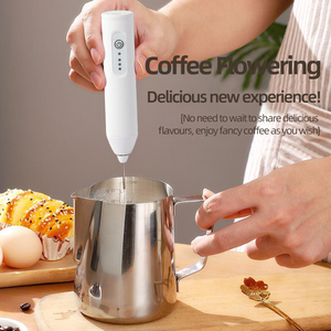 Nhà máy thân thiện với môi trường mini sữa Frother, thực phẩm Công cụ trộn, cầm tay pin Powered trà và cà phê Mixer - Product Image 5