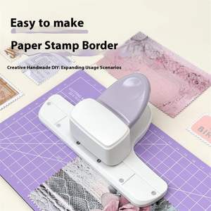 Perforadora M5 A7 para Cuadernos de Hojas Sueltas, Herramienta de Prensa Manual con Grabador Floral para Manualidades y Diarios - Product Image 6