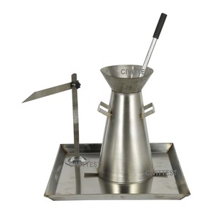 フレッシュコンクリート試験用スランプコーン試験装置 ステンレス鋼アブラムスコーン コンクリートスランプコーン試験セット - Product Image 3